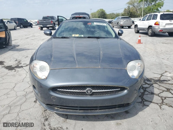 2007 Jaguar XK with VIN SAJWA44B875B18955, listed as a Copart auction lot 53782525 with 0 mi miles and Salvage Title. Bid and sale history available at carsss.com. Image 5.