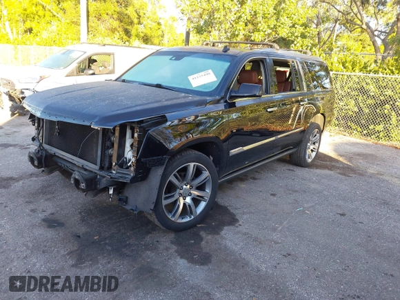 2015 Cadillac Escalade ESV Premium z VIN 1GYS4JKJXFR291842, wystawiony jako IAAI lot #41235490 z przebiegiem 115 037 mil mil oraz . Historia ofert i sprzedaży dostępna na DreamBid. Obrazek 2.