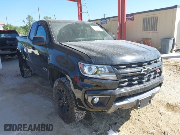 2022 Chevrolet Colorado 4WD Z71 with VIN 1GCHTDEN2N1198149, listed as a IAAI auction lot 41790400 with 60,920 mi miles. Bid and sale history available at carsss.com. Image 1.