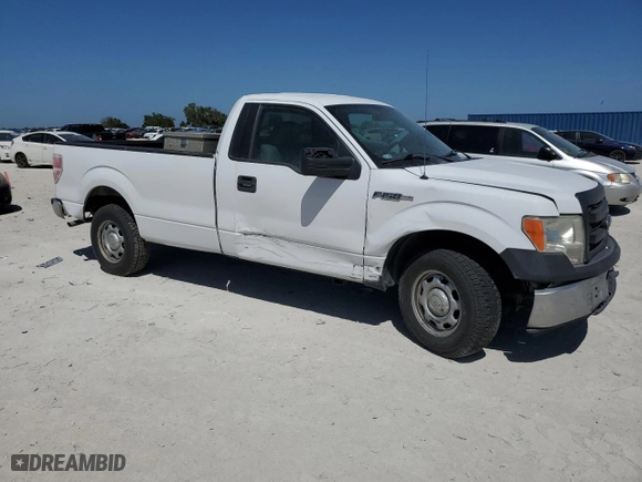2014 Ford F-150 XL with VIN 1FTMF1CM5EKF16239, listed as a Copart auction lot 49403425 with 143,998 mi miles and Salvage Title. Bid and sale history available at carsss.com. Image 4.