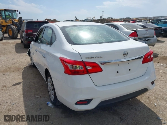 2017 Nissan Sentra S with VIN 3N1AB7AP6HY286945, listed as a IAAI auction lot 41788307 with 130,369 mi miles. Bid and sale history available at carsss.com. Image 3.