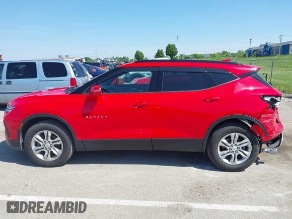 2020 Chevrolet Blazer LT with VIN 3GNKBCRS0LS573140, listed as a IAAI auction lot 42218783 with 39,840 mi miles and . Bid and sale history available at DreamBid. Image 14.