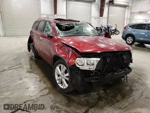 2013 Dodge Durango Crew with VIN 1C4RDJDG8DC638185, listed as a Copart auction lot 53487045 with Not Provided miles and Salvage Title. Bid and sale history available at carsss.com. Image 15.