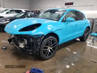 2022 Porsche Macan with VIN WP1AA2A54NLB12263, listed as a Copart auction lot 46279255 with 45,734 mi miles and Salvage Title. Bid and sale history available at carsss.com. Image 1.