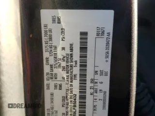 2020 Ford F-150 XL with VIN 1FTEW1E59LFB50432, listed as a Copart auction lot 49317235 with 220,726 mi miles and Salvage title. Bid and sale history available at DreamBid. Image 12.