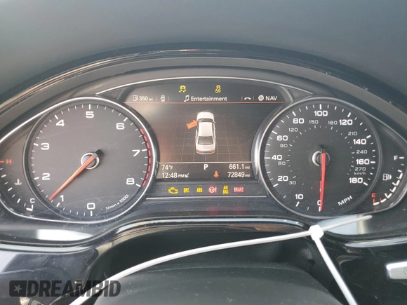2017 Audi A8 z VIN WAU44AFD6HN009450, wystawiony jako Copart lot #49825685 z przebiegiem 72 849 mil mil oraz Tytuł czysty. Historia ofert i sprzedaży dostępna na DreamBid. Obrazek 9.