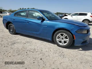 2022 Dodge Charger SXT with VIN 2C3CDXBG1NH255476, listed as a Copart auction lot 49977035 with 45,705 mi miles and Salvage Title. Bid and sale history available at DreamBid. Image 4.