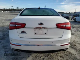 2016 Kia Cadenza Premium with VIN KNALN4D73G5215640, listed as a Copart auction lot 84966664 with 119,055 mi miles and Clean Title. Bid and sale history available at carsss.com. Image 6.