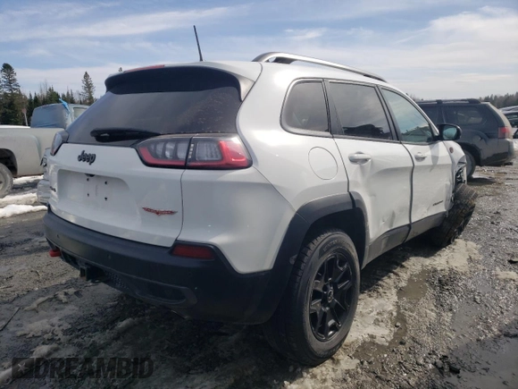 2021 Jeep Cherokee Trailhawk with VIN 1C4PJMBX4MD138927, listed as a Copart auction lot 51919555 with 92,759 mi miles and Salvage title. Bid and sale history available at DreamBid. Image 3.