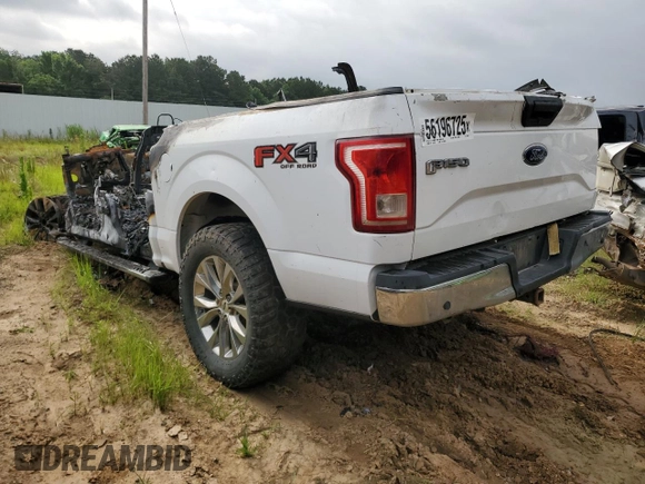 2017 Ford F-150 XL with VIN 1FTEW1EF3HKE49647, listed as a Copart auction lot 56196725 with Not provided miles and Non repairable. Bid and sale history available at DreamBid. Image 2.