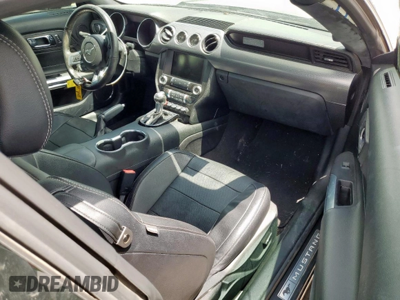 2015 Ford Mustang EcoBoost with VIN 1FA6P8TH8F5408060, listed as a Copart auction lot 62118585 with 76,913 mi miles and Salvage title. Bid and sale history available at DreamBid. Image 8.