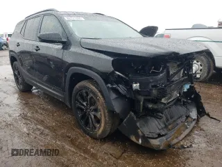 2019 GMC Terrain SLE with VIN 3GKALTEV1KL154647, listed as a Copart auction lot 70748654 with 128,265 mi miles and Salvage Title. Bid and sale history available at carsss.com. Image 4.