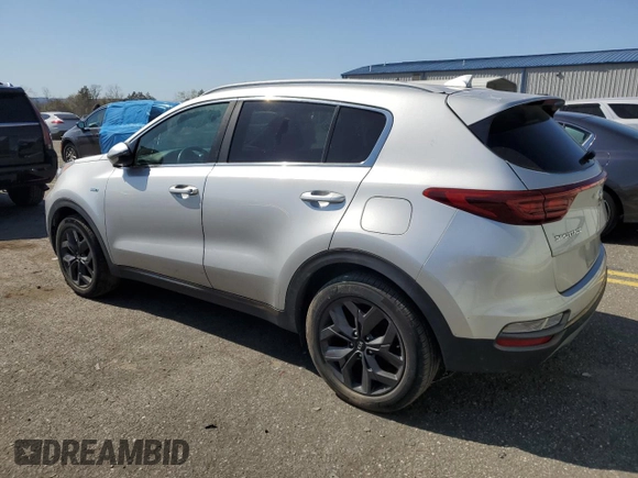 2020 Kia Sportage S with VIN KNDP6CAC2L7667123, listed as a Copart auction lot 53616185 with 42,431 mi miles and Salvage Title. Bid and sale history available at carsss.com. Image 2.
