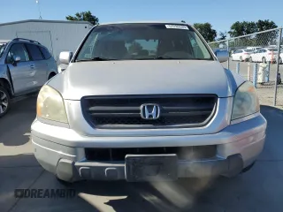 2005 Honda Pilot EX-L z VIN 2HKYF18635H569581, wystawiony jako Copart lot #57295595 z przebiegiem 209 697 mil mil oraz Szkoda całkowita • Salvage title. Historia ofert i sprzedaży dostępna na DreamBid. Obrazek 5.
