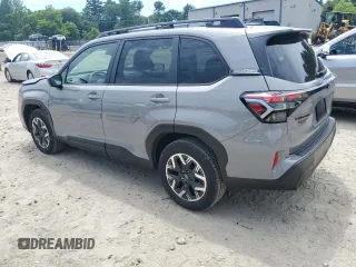 2025 Subaru Forester Premium z VIN JF2SLDBC2SH509320, wystawiony jako Copart lot #62509545 z przebiegiem 6 188 mil mil oraz Szkoda całkowita • Salvage title. Historia ofert i sprzedaży dostępna na DreamBid. Obrazek 2.