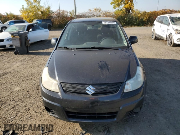 2009 Suzuki SX4 with VIN JS2YA411195100032, listed as a Copart auction lot 77338064 with 314,335 mi miles and Non Repairable. Bid and sale history available at carsss.com. Image 5.