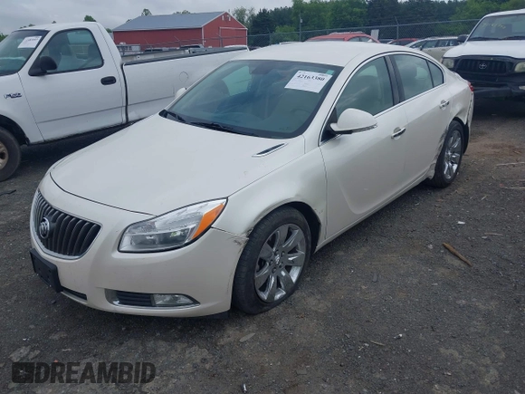 2013 Buick Regal Turbo Premium 1 with VIN 2G4GS5EV7D9248473, listed as a IAAI auction lot 42163380 with 131,643 mi miles and . Bid and sale history available at DreamBid. Image 2.