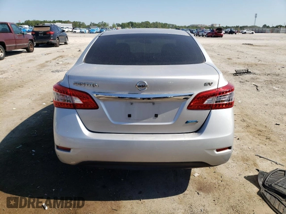 2013 Nissan Sentra SV with VIN 1N4AB7AP1DN908166, listed as a Copart auction lot 55881115 with 129,636 mi miles and Clean Title. Bid and sale history available at DreamBid. Image 6.