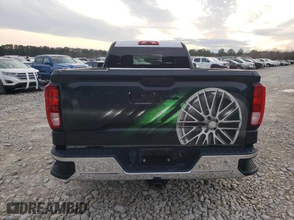 2020 GMC Sierra 1500 with VIN 3GTN8AEF0LG214844, listed as a Copart auction lot 85161574 with 158,570 mi miles and Salvage Title. Bid and sale history available at DreamBid. Image 6.