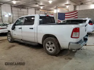 2022 Ram 1500 Tradesman with VIN 1C6SRFGT3NN365775, listed as a Copart auction lot 68346614 with 87,999 mi miles and Salvage title. Bid and sale history available at DreamBid. Image 2.