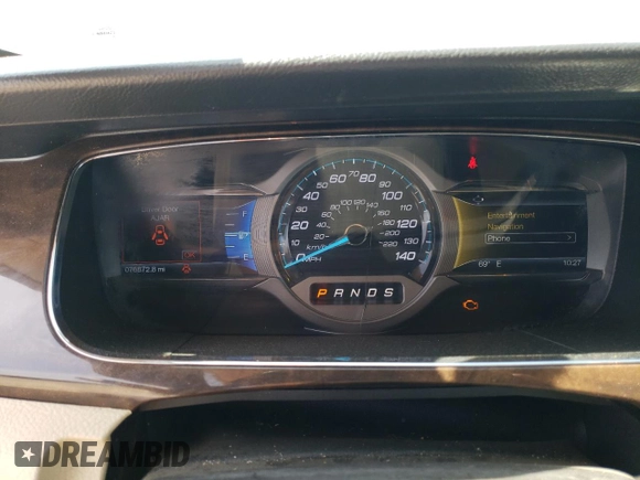 2016 Ford Taurus Limited with VIN 1FAHP2F85GG110993, listed as a Copart auction lot 61834125 with 76,872 mi miles and Salvage title. Bid and sale history available at DreamBid. Image 9.