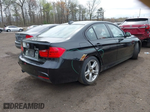 2013 BMW 3 Series 328i with VIN WBA3A5C57DF602635, listed as a IAAI auction lot 41917476 with 135,308 mi miles and . Bid and sale history available at DreamBid. Image 4.