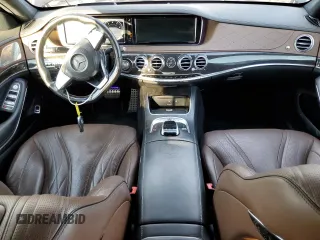 2016 Mercedes-Benz S-Class AMG S 63 with VIN WDDUG7JB4GA242581, listed as a Copart auction lot 75032044 with 77,302 mi miles and Salvage Title. Bid and sale history available at carsss.com. Image 8.