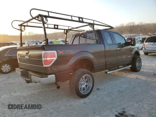 2014 Ford F-150 XL with VIN 1FTFX1ET8EFB53440, listed as a Copart auction lot 49031405 with 156,696 mi miles and Salvage Title. Bid and sale history available at carsss.com. Image 3.