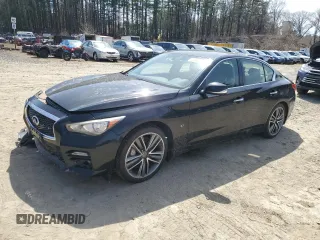 2014 Infiniti Q50 Premium with VIN JN1BV7AR0EM685524, listed as a Copart auction lot 53680535 with 175,661 mi miles and Clean Title. Bid and sale history available at carsss.com. Image 1.