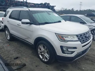 2016 Ford Explorer Limited with VIN 1FM5K8FH1GGC03374, listed as a IAAI auction lot 41193336 with 124,853 mi miles. Bid and sale history available at carsss.com. Image 1.