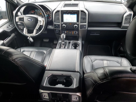 2018 Ford F-150 XL with VIN 1FTEW1E56JFA90851, listed as a Copart auction lot 61972205 with 130,236 mi miles and Salvage title. Bid and sale history available at DreamBid. Image 8.