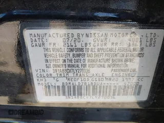 2020 Nissan Sentra SV z VIN 3N1AB8CV7LY270036, wystawiony jako IAAI lot #42323645 z przebiegiem 68 099 mil mil oraz . Historia ofert i sprzedaży dostępna na DreamBid. Obrazek 9.
