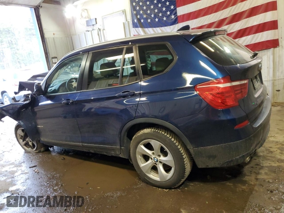 2011 BMW X3 28i with VIN 5UXWX5C5XBL700053, listed as a Copart auction lot 47085185 with 126,929 mi miles and Salvage Title. Bid and sale history available at carsss.com. Image 2.