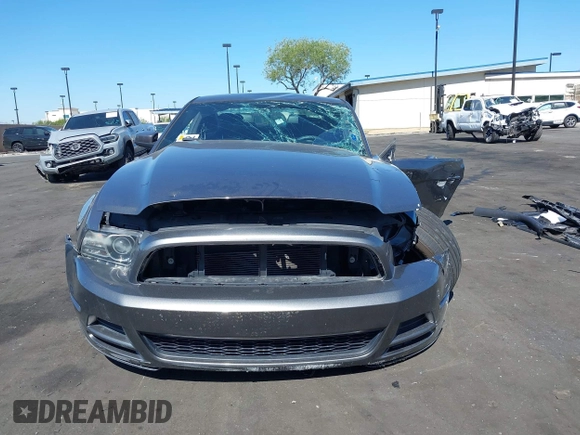 2013 Ford Mustang V6 with VIN 1ZVBP8AM2D5228334, listed as a IAAI auction lot 42164895 with Not provided miles and . Bid and sale history available at DreamBid. Image 13.