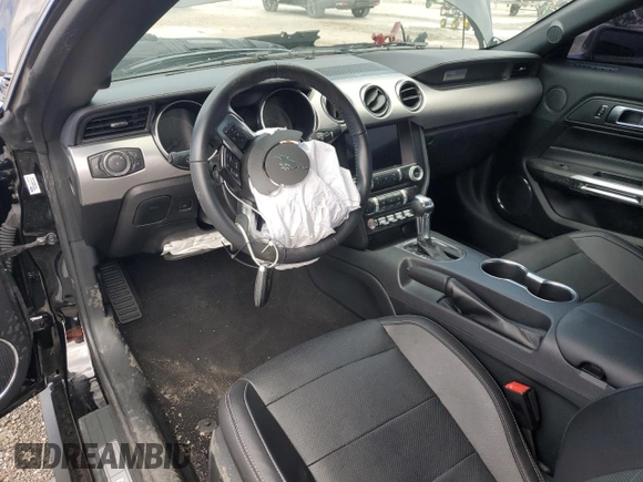2023 Ford Mustang GT Premium with VIN 1FATP8FF2P5113423, listed as a Copart auction lot 47677974 with 6,347 mi miles and Salvage title. Bid and sale history available at DreamBid. Image 8.