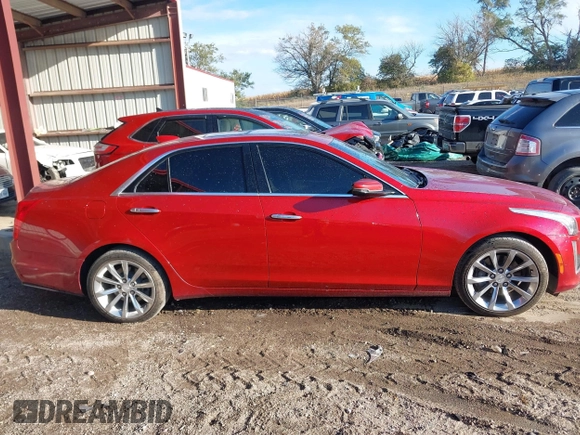 2017 Cadillac CTS Sedan Luxury RWD with VIN 1G6AR5SX6H0209551, listed as a IAAI auction lot 40415657 with 86,551 mi miles. Bid and sale history available at carsss.com. Image 13.