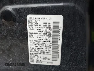 2017 Nissan Rogue SV with VIN JN8AT2MT1HW146593, listed as a IAAI auction lot 41528155 with 73,703 mi miles. Bid and sale history available at carsss.com. Image 9.