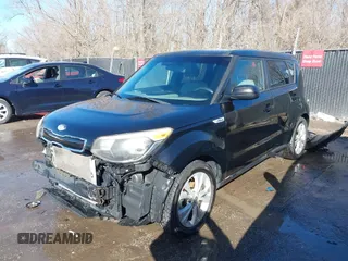 2015 Kia Soul + with VIN KNDJP3A5XF7199554, listed as a IAAI auction lot 41667397 with 138,819 mi miles. Bid and sale history available at carsss.com. Image 2.
