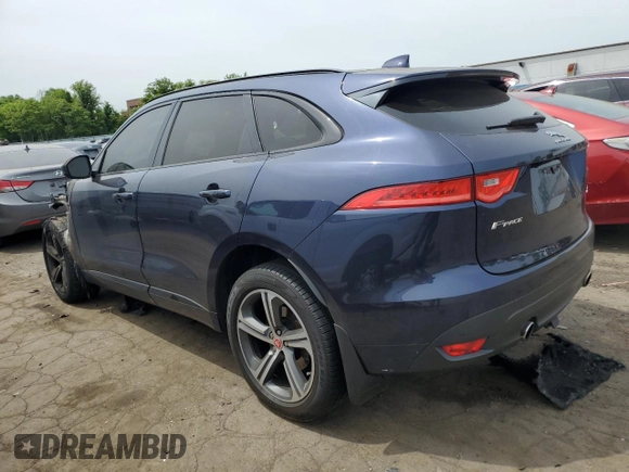 2017 Jaguar F-Pace 35t R-Sport with VIN SADCL2BV4HA881756, listed as a Copart auction lot 58237825 with Not provided miles and Salvage title. Bid and sale history available at DreamBid. Image 2.