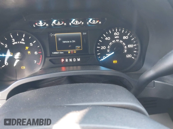 2018 Ford F-150 XL with VIN 1FTEW1E50JKE13640, listed as a IAAI auction lot 41228537 with 146,927 mi miles. Bid and sale history available at carsss.com. Image 7.