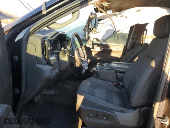 2023 Chevrolet Silverado 1500 LT with VIN 3GCPACEK8PG256190, listed as a Copart auction lot 88554125 with Not Provided miles and Salvage Title. Bid and sale history available at DreamBid. Image 7.