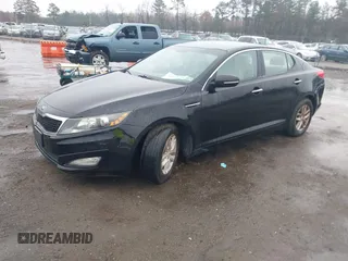 2013 Kia Optima LX with VIN 5XXGM4A71DG176369, listed as a IAAI auction lot 41875304 with 1 mi miles. Bid and sale history available at carsss.com. Image 2.