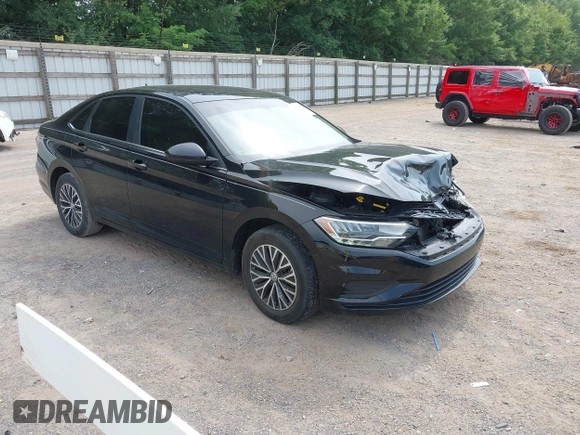 2020 Volkswagen Jetta S with VIN 3VWCB7BU0LM076901, listed as a IAAI auction lot 42589513 with 43,446 mi miles and . Bid and sale history available at DreamBid. Image 1.