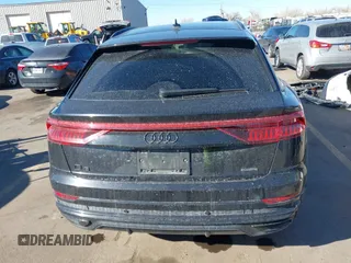 2019 Audi Q8 Prestige with VIN WA1FVAF1XKD031795, listed as a IAAI auction lot 41516515 with 54,407 mi miles and . Bid and sale history available at DreamBid. Image 16.