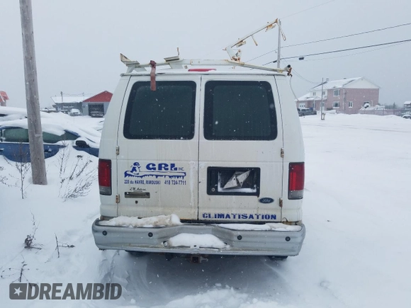 2008 Ford Econoline Cargo Commercial with VIN 1FTNE24L08DA53566, listed as a Copart auction lot 83140354 with Not Provided miles and Salvage Title. Bid and sale history available at DreamBid. Image 6.
