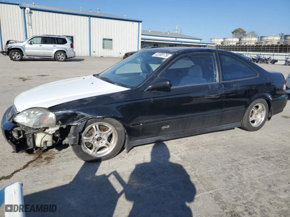 1998 Honda Civic EX with VIN 1HGEJ8246WL108052, listed as a Copart auction lot 42208175 with 281,304 mi miles and Salvage Title. Bid and sale history available at carsss.com. Image 1.