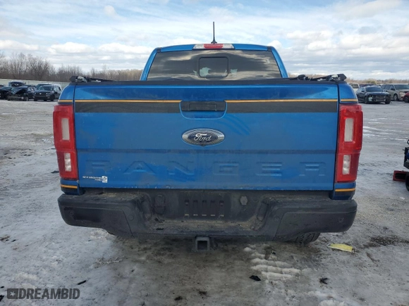 2022 Ford Ranger XL with VIN 1FTER4FH7NLD01791, listed as a Copart auction lot 43062045 with 0 mi miles and Non Repairable. Bid and sale history available at carsss.com. Image 6.