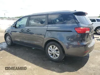 2015 Kia Sedona LX with VIN KNDMB5C1XF6021148, listed as a Copart auction lot 54574715 with 196,086 mi miles and Salvage Title. Bid and sale history available at DreamBid. Image 2.