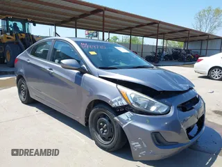 2016 Hyundai Accent SE with VIN KMHCT4AE9GU083724, listed as a IAAI auction lot 41989785 with 94,672 mi miles and . Bid and sale history available at DreamBid. Image 1.