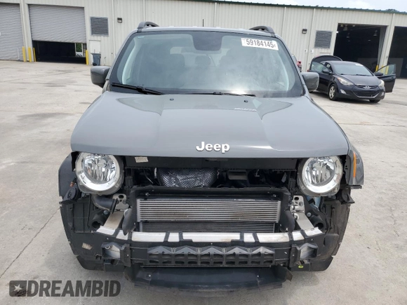 2020 Jeep Renegade Latitude with VIN ZACNJABB9LPL76621, listed as a Copart auction lot 59184145 with 27,827 mi miles and Clean title. Bid and sale history available at DreamBid. Image 5.